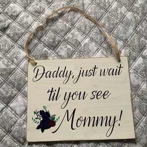 Wedding Sign for Flower Girl or Ring Bearer